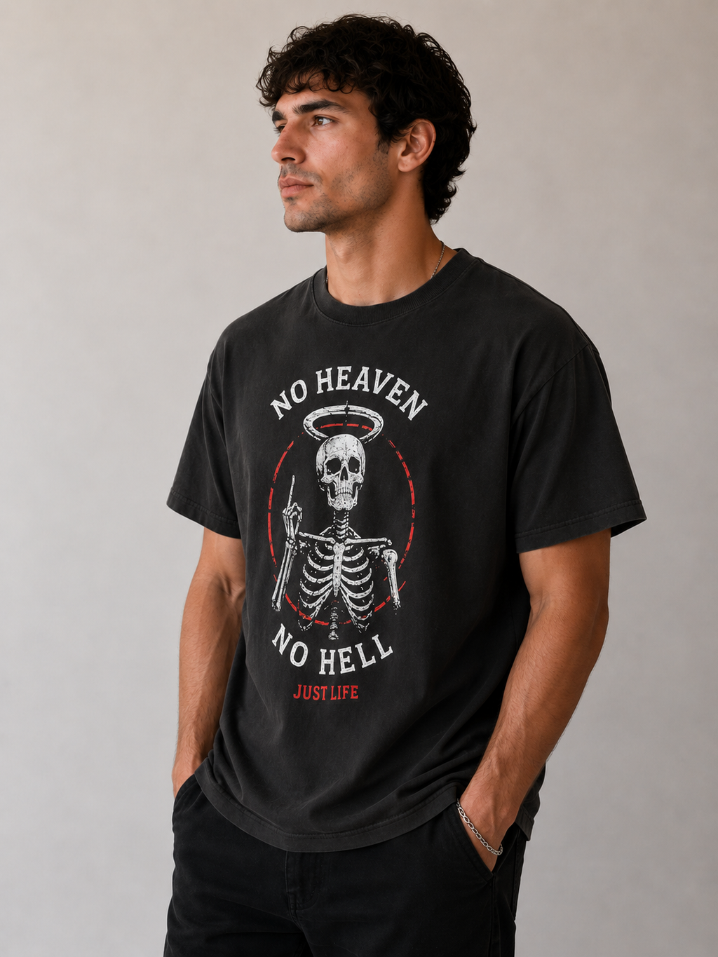 No Heaven, No Hell Men's Tee