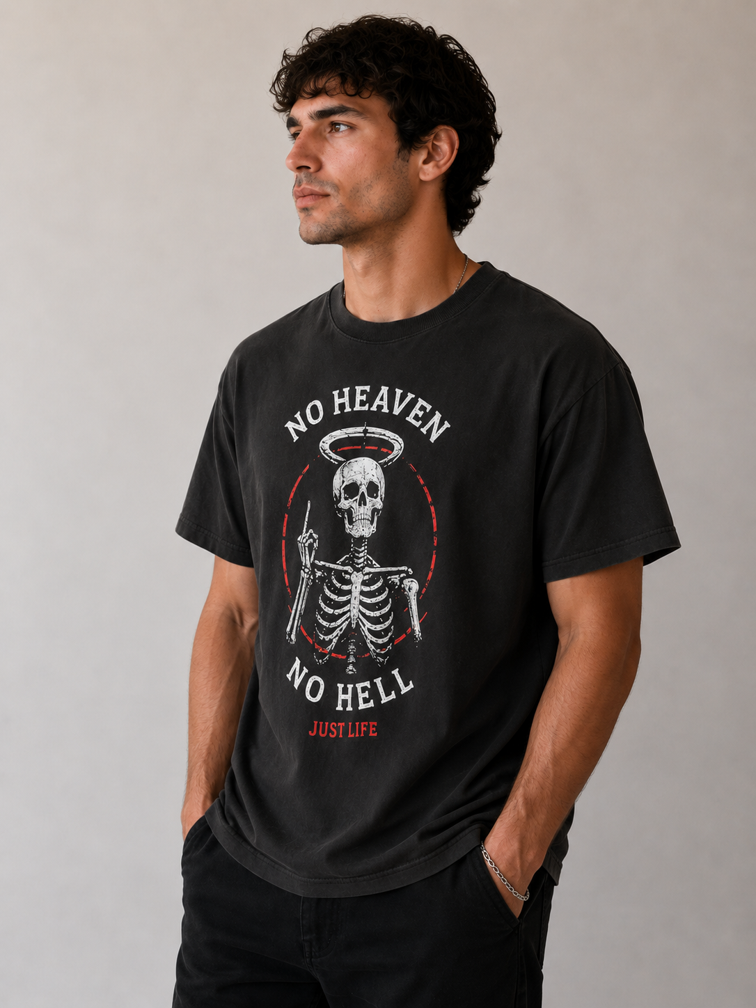 No Heaven, No Hell Men's Tee
