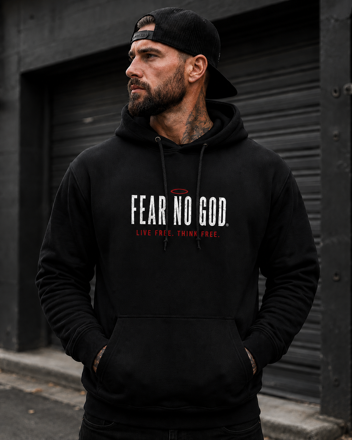 Fear No God Hooded Sweatshirt