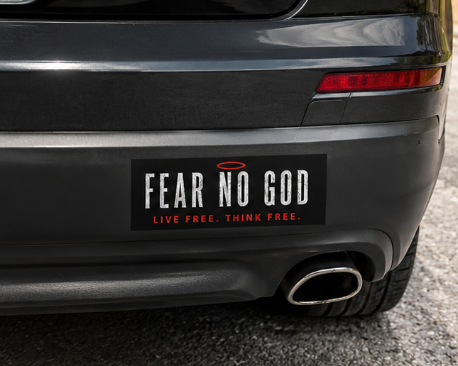 Fear No God Sticker
